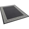 Pergamon Teppich Trendline Römisch Bordüre Anthrazit 80x150cm* Bordüren