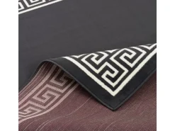 Pergamon Teppich Trendline Römisch Bordüre Anthrazit 80x150cm* Bordüren