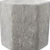 Pflanzgefäß Marmor 8,2 cm x 9 cm x 9 cm Mehrfarbig Steingrau-Braun