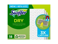 P&G Trockene Bodentücher Swiffer Nachfüllpackung 18 Stück