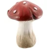 Pilz aus Keramik 8 cm x 11 cm Rot-Braun* Dekorative Figuren