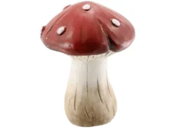 Pilz aus Keramik 8 cm x 11 cm Rot-Braun* Dekorative Figuren