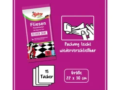 Poliboy Fliesen Feuchttücher 15 Stück* Reinigung