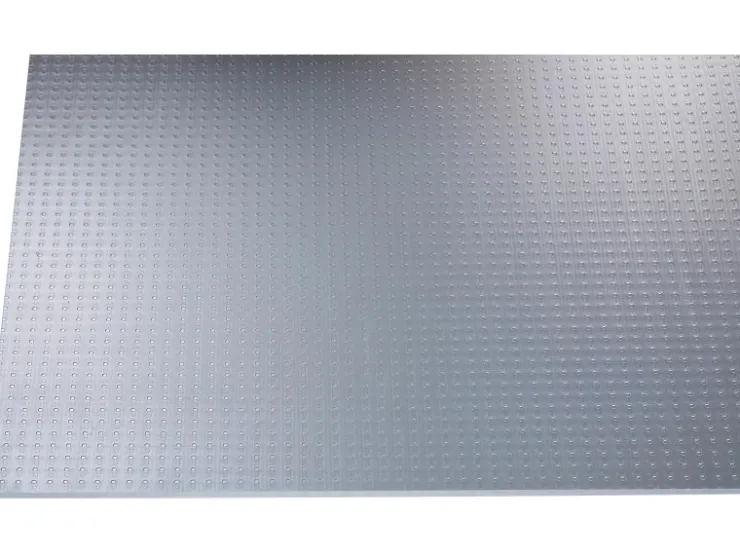 Gutta Polystyrol-Platte 2,5 mm "Carree" Transparent 1000 mm x 1000 mm