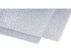 Gutta Polystyrol-Platte 5 mm "Wabe" Tranparent 1000 mm x 1000 mm