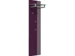 Posseik Garderobe Elite 4 Haken und Hutablage 45 cm x 160 cm Brombeer* Möbelserien