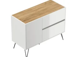 Posseik Sideboard Industrial S 2 Schubladen 1 Tür 100 cm Top* Sideboards