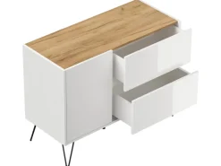Posseik Sideboard Industrial S 2 Schubladen 1 Tür 100 cm Top* Sideboards