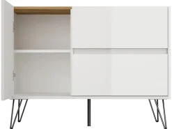 Posseik Sideboard Industrial S 2 Schubladen 1 Tür 100 cm Top* Sideboards