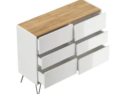 Posseik Sideboard Industrial M 6 Schubladen 120 cm Top* Sideboards