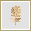 Pro Art Bild Framed Art Golden Leaf II 30 cm x 30 cm