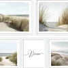 Pro Art Bilder Framed Art Nordic Beach V 2x 28 cm x 28 cm, 3x 19 cm x 24 cm* Bilder