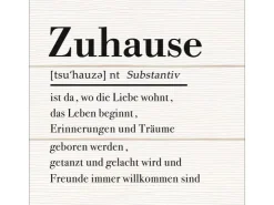 Pro Art Dekopanel Zuhause auf Holz 30 cm x 30 cm* Bilder