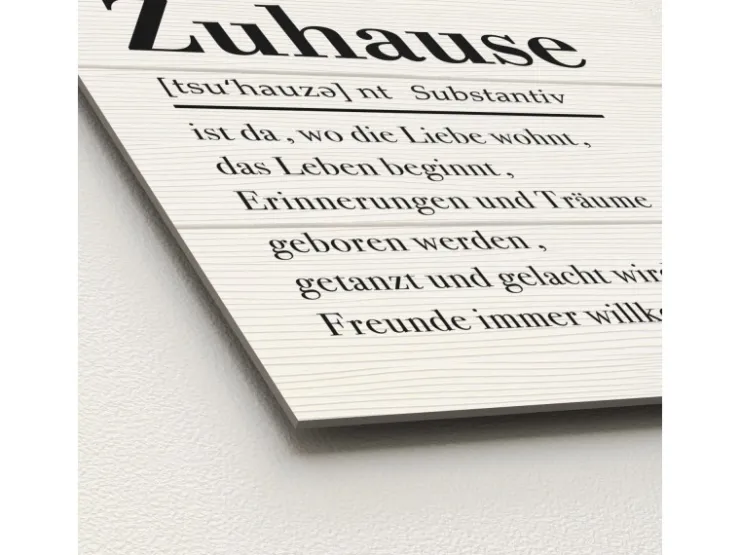 Pro Art Dekopanel Zuhause auf Holz 30 cm x 30 cm* Bilder