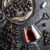 Pro Art Glasbild Wein und Trauben 20 cm x 20 cm