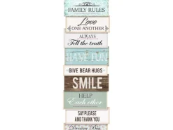 Pro Art Pro-Art Wandtattoo Life Rules I 25 cm x 70 cm x 0,8 cm