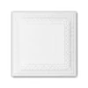 PROFHOME 157003 Deckenplatte Deckenelement Wandpaneel Stuckdekor, 60,0 cm x 60,0 cm x 7,0 cm Weiß* Deckenplatten