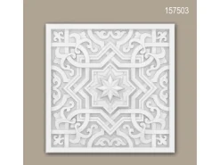 PROFHOME 157503 Deckenplatte Wandvertäfelung Deckenelement 29,2 x 29,2 cm 29,2 cm x 29,2 cm x 6 cm Weiß* Deckenplatten