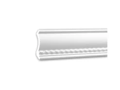 PROFHOME 150208 Eckleiste Zierleiste für indirekte Beleuchtung Stuckleiste 2 m 200 cm x 7 cm x 7 cm Weiß* Zierprofile