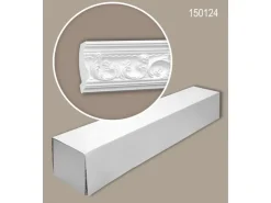 PROFHOME 150124 Eckleisten 1 Karton Set mit 10 Zierleisten 20 m Weiß