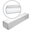 PROFHOME 150108 Eckleisten 1 Karton Set mit 10 Zierleisten 20 m Weiß* Zierprofile