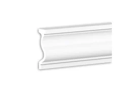 PROFHOME 484006 Gewände Fassadenprofil Stuckleiste Fassaden Element 2 m 200 cm x 6 cm x 20,2 cm Weiß