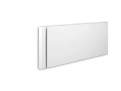 PROFHOME 403131 Stirnelement Außenstuck Zierelement Fassaden Element 3 cm x 3 cm x 24,4 cm Weiß* Außen-Fassadenfarben