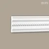 PROFHOME 151373 Wand- und Friesleiste Stuckleiste Zierleiste Friesleiste 2 m 200 cm x 2,1 cm x 10 cm Weiß* Zierprofile