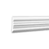 PROFHOME 151310 Wand- und Friesleiste Stuckleiste Zierleiste Wandleiste 2 m 200 cm x 1,9 cm x 9,6 cm Weiß