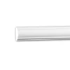 PROFHOME 151379 Wand- und Friesleiste Stuckleiste Zierleiste Friesleiste 2 m 200 cm x 1,3 cm x 3 cm Weiß