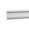 PROFHOME 651345 Wandleiste Friesleiste Zierleiste Wandleiste 2 m 200 cm x 2,2 cm x 9,4 cm Weiß* Zierprofile
