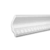 PROFHOME 150175F Flexible Eckleiste Stuckleiste aus Flexiblem Polyurethan 2 m 200 cm x 11,9 cm x 13,3 cm Weiß* Tapezierzubehör