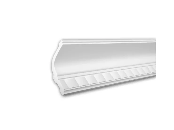 PROFHOME 150175F Flexible Eckleiste Stuckleiste aus Flexiblem Polyurethan 2 m 200 cm x 11,9 cm x 13,3 cm Weiß* Tapezierzubehör