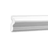 PROFHOME 151302F Flexible Wand- und Friesleiste Stuckleiste Zierleiste 2 m 200 cm x 2,5 cm x 6 cm Weiß* Zierprofile