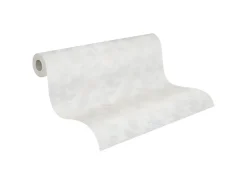 PROFHOME 153319-GU Spachtel Putz Tapete Struktur Matt Weiß 1,06 m x 25,00 m 26,50 m2 Weiß