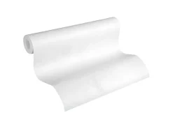 PROFHOME 321411-GU Spachtel Putz Tapete Grafisch Matt Weiß 0,53 m x 10,05 m 5,33 m2 Weiß