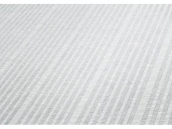 PROFHOME 644916-GU Streifen Tapete Struktur Matt Weiß 0,53 m x 10,05 m 5,33 m2 Weiß