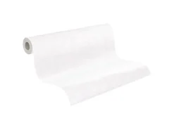PROFHOME 961419-GU Struktur Tapete Uni Matt Weiß 1,06 m x 25,00 m 26,50 m2 Weiß