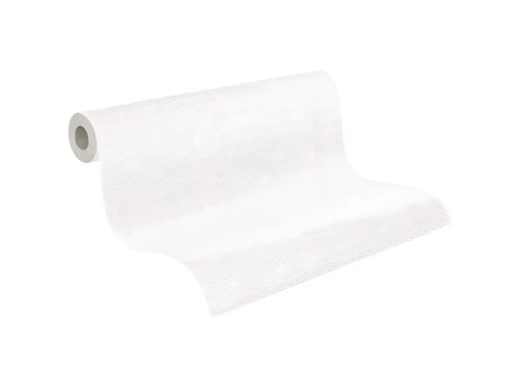PROFHOME 961419-GU Struktur Tapete Uni Matt Weiß 1,06 m x 25,00 m 26,50 m2 Weiß