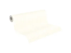 PROFHOME 350671-GU Struktur Tapete Gestreiftes Muster Matt Weiß 22,26 m2 1,06 m x 21,00 m 22,26 m2 Weiß* Überstreichbare Tapeten
