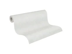 PROFHOME 573018-GU Struktur Tapete Abstrakt Matt Weiß 1,06 m x 25,00 m 26,50 m2 Weiß* Überstreichbare Tapeten