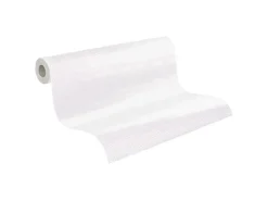 PROFHOME 252418-GU Textiloptik Tapete Struktur Matt Weiß 1,06 m x 25,00 m 26,50 m2 Weiß* Überstreichbare Tapeten