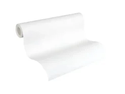 PROFHOME 250513-GU Textiloptik Tapete Struktur Matt Weiß 0,53 m x 10,05 m 5,33 m2 Weiß* Überstreichbare Tapeten