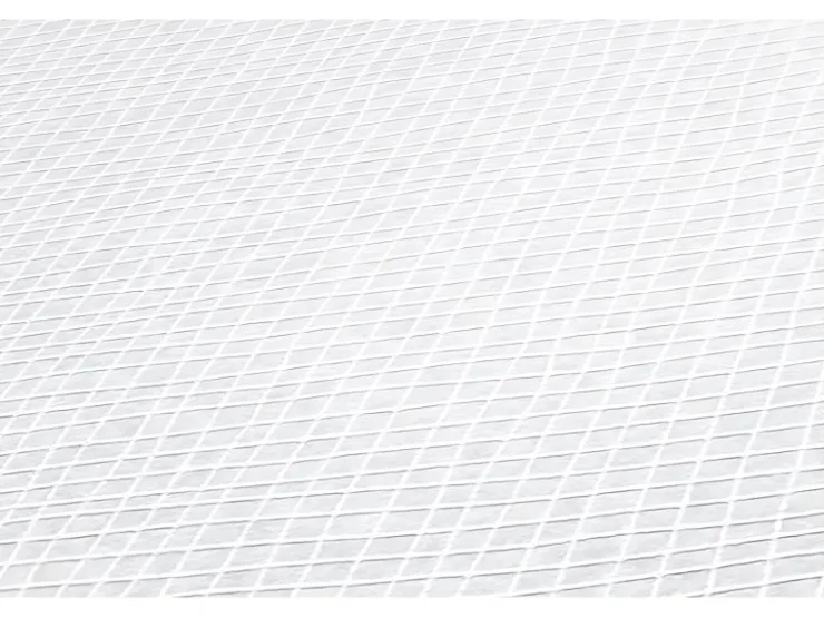 PROFHOME 953461-GU Textiloptik Tapete Struktur Matt Weiß 1,06 m x 25,00 m 26,50 m2 Weiß
