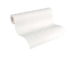 PROFHOME 164919-GU Textiloptik Tapete Struktur Matt Weiß 0,53 m x 10,05 m 5,33 m2 Weiß* Überstreichbare Tapeten