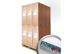 PROFHOME Malervlies 60 g Anstrichvlies Reno-Vliestapete überstreichbar 1 Palette mit 288 Rollen 7632 m2 Weiß* Überstreichbare Tapeten