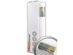 PROFHOME Malervlies Renoviervlies 160 g Profhome PremiumVlies Plus 1 Karton mit 4 Rollen 100 m2 Weiß* Überstreichbare Tapeten