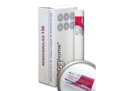 PROFHOME Renoviervlies 130 g Malervlies Anstrich-Vlies glatte Vliestapete 6 rol. 1 Karton mit 6 Rollen 112,50 m2 Weiß