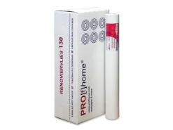 PROFHOME Renoviervlies 130 g Malervlies Anstrich-Vlies glatte Vliestapete 6 rol. 1 Karton mit 6 Rollen 112,50 m2 Weiß