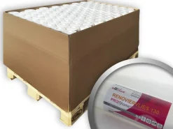 PROFHOME Renoviervlies 130 g Malervlies Anstrichvlies 1800 qm 1 Palette mit 96 Rollen Weiß* Überstreichbare Tapeten